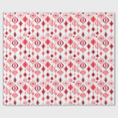 Papier Cadeau Pink MOD Mid Century moderne Noël (Plat)