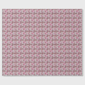 Papier Cadeau Pink Mountain Laurel Motif Floral (Plat)