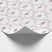 Papier Cadeau Pink Nutcracker Coquette Bow Christmas (Coin)