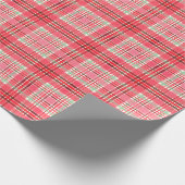 Papier Cadeau Pink Plaid Tartan (Coin)