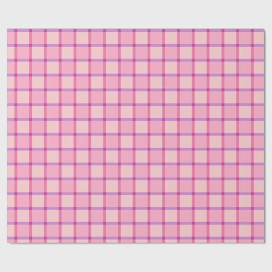 Papier Cadeau Pink Purple Pastel À damiers Motif (Plat)
