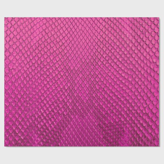 Papier Cadeau Pink python peau de serpent texture (Plat)