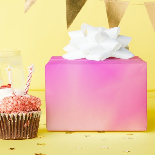 Papier Cadeau Pink Splash (Fête d'anniversaire)