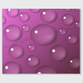 Papier Cadeau Pink Water Drop (Plat)