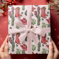 Pink Western Howdy Christmas Cowgirl