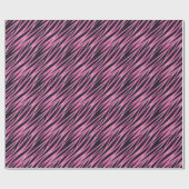 Papier Cadeau Pink Zebra Stripe (Plat)