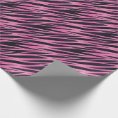 Papier Cadeau Pink Zebra Stripe (Coin)