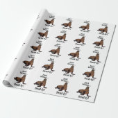 Papier Cadeau Pinnipèdes Phoque Drôle (Déroulé)