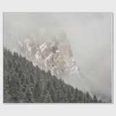 PAPIER CADEAU PINS VERTS (Plat)