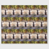 Papier Cadeau Pinscher Nain Assis (Plat)
