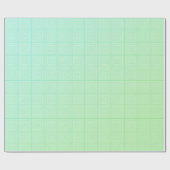 Papier Cadeau Pinstripe verte (Plat)