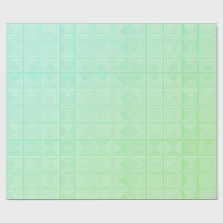 Papier Cadeau Pinstripe verte