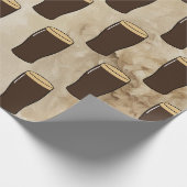 Papier Cadeau Pint of Irish Stout Beer Drinker (Coin)