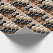 Papier Cadeau Pions sur le tableau d'échecs (Coin)