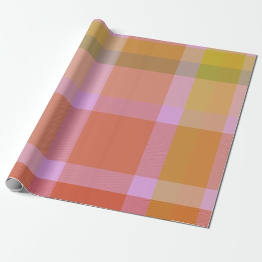 Papier Cadeau Pique-nique Plaid - 05 Mai - Papier d'enveloppemen (Déroulé)