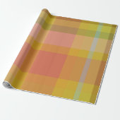 Papier Cadeau Pique-nique Plaid - 10 Octobre - Papier d'envelopp (Déroulé)
