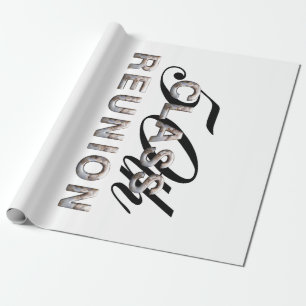 Papier Cadeau PIQUEZ la cinquantième Réunion de classe