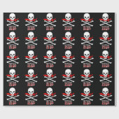 Papier Cadeau Pirate (Plat)