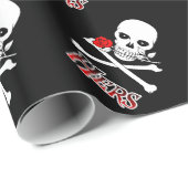 Papier Cadeau Pirate Hers (Coin rond)
