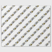 Papier Cadeau Pirate informatique frais (Plat)