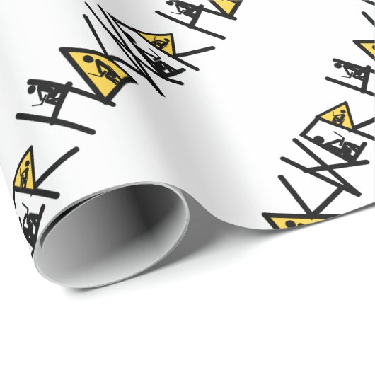 Papier Cadeau Pirate informatique frais (Coin rond)