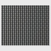 Papier Cadeau Pirate Skuls Crossbones Motif sans couture (Plat)