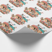 Papier Cadeau Pirates Girly (Coin)