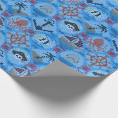 Papier Cadeau Pirates mignons (Coin)