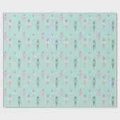 Papier Cadeau Piscine Artistique vintage (Plat)