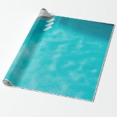 Papier Cadeau Piscine bleue (Déroulé)