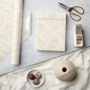 Papier Cadeau Pissenlit Doré Blé - Neutre
