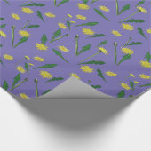 Papier Cadeau Pissenlits, Fleurs (Coin)