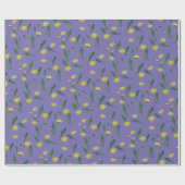Papier Cadeau Pissenlits, Fleurs (Plat)