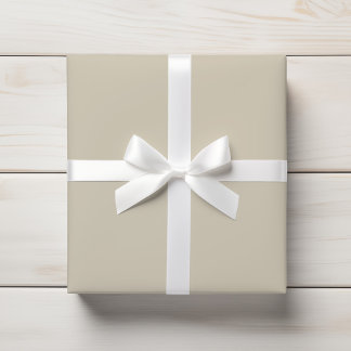 Papier Cadeau Pistache crème douce Beige