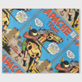 Papier Cadeau Piste Apache #1 (Plat)