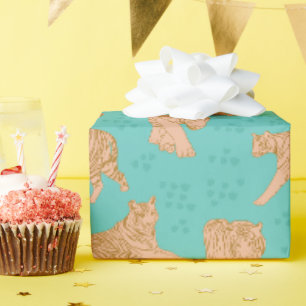 Papier Cadeau Pistes de tigres
