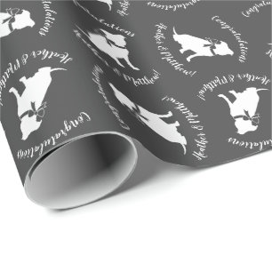 Papier Cadeau Pit Bull Chien Baby shower Genre Neutre Pitbull