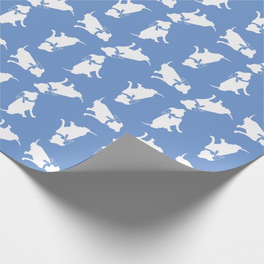 Papier Cadeau Pit Bull Chien Puppy Pitbull (Coin)