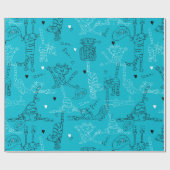 Papier Cadeau Pitreries de Kitty Kat (Plat)