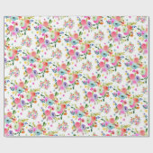 Papier Cadeau Pix-Dezines Aquarelle Ranunculus| DO-IT-YOURSELF a (Plat)