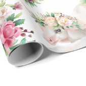 Papier Cadeau PixDezines croire en Unicorns | DO-IT-YOURSELF ARR (Coin rond)