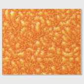 Papier Cadeau Pixel Art surface de lave (Plat)