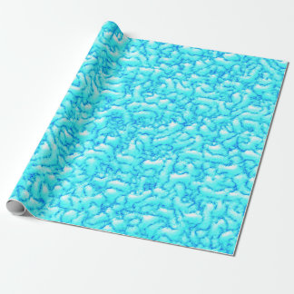 Papier Cadeau Pixel Art surface neigeuse