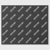 Papier Cadeau Pixel blanc haut de gamme (Plat)