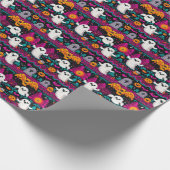 Papier Cadeau Pixel Ghosts Halloween Sweer Motif (Coin)