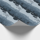 Papier Cadeau Pixel Landscape Pattern (Coin)