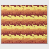 Papier Cadeau Pixel Landscape Pattern (Plat)