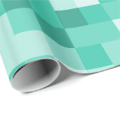 Papier Cadeau Pixels vert foncé (Coin rond)