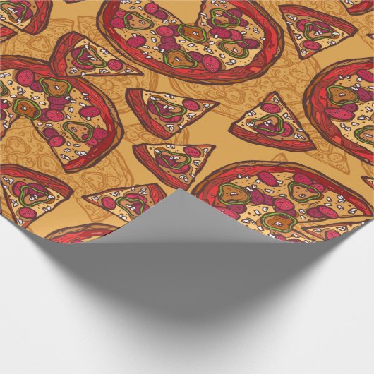 Papier Cadeau Pizza (Coin)
