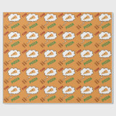 Papier Cadeau Pizza (Plat)